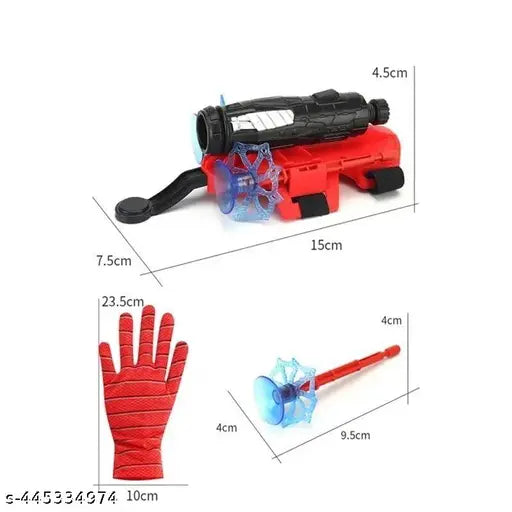 Spider Web Shooters Toy Hero Launcher Wrist Toy Set Spider-Man Web Shooters with Gadget