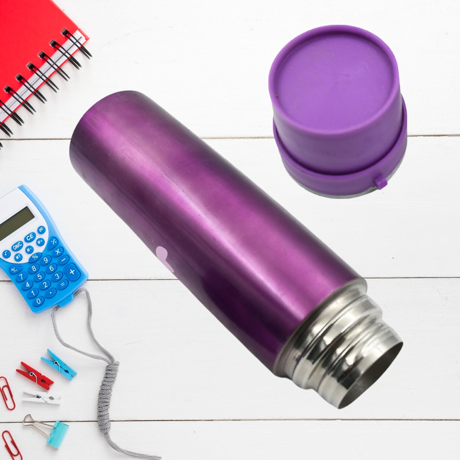 12765 Stainless Steel Water Bottle Leak Proof Rust Proof Hot Cold Drinks Gym Sipper Bpa Free Food Grade Quality Steel Fridge Bottle For Office Gym School (500 Ml Approx) - Springkart 