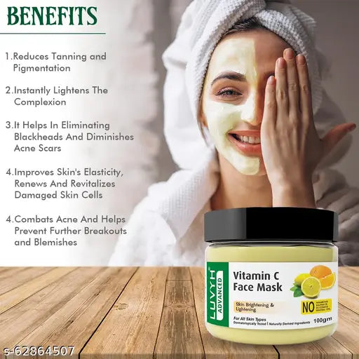 Luvyh Vitamin C face Mask 100g multani mitti face pack
