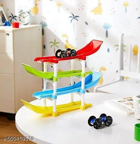 4 Level Ramp Race Gift for Kids | 2 Cars