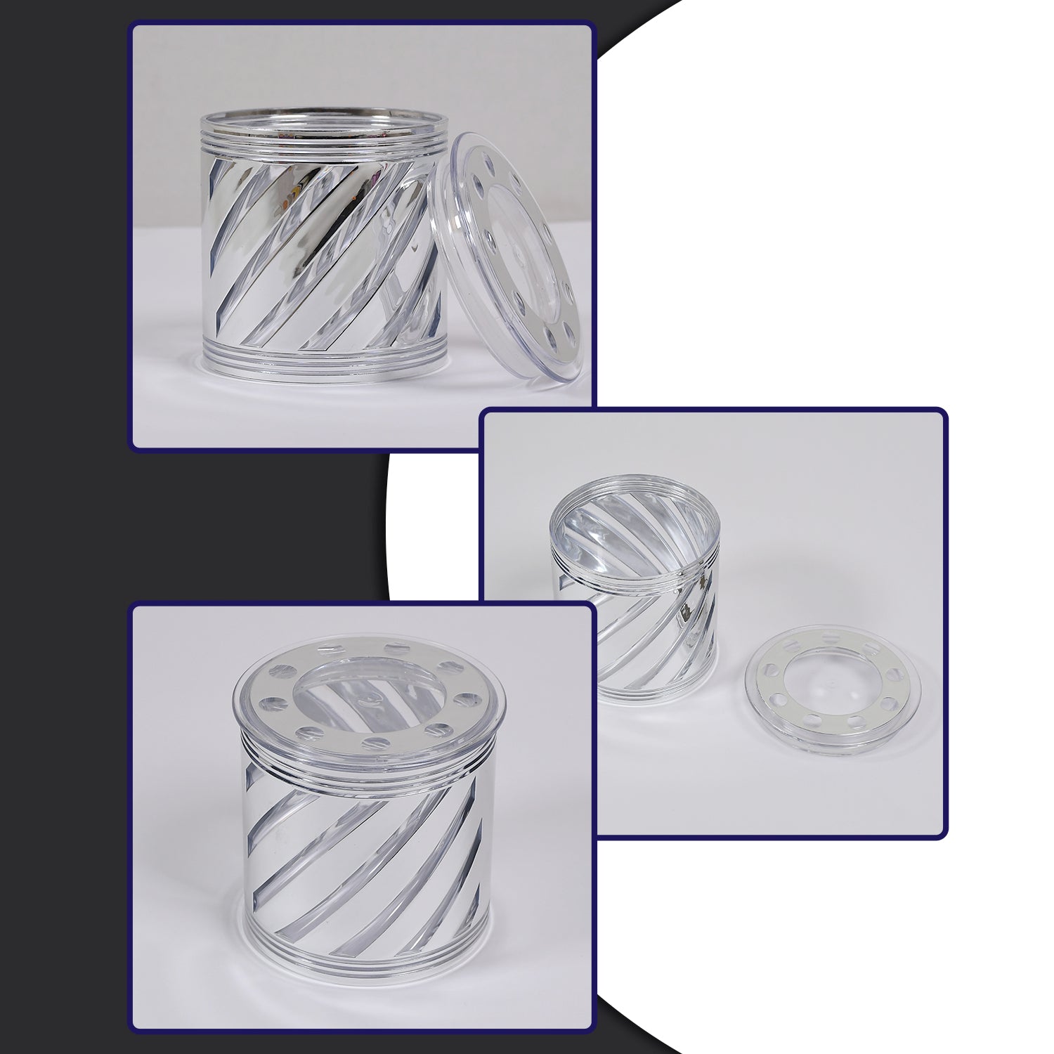 Dry Fruit Container , Storage Airtight Container For home & kitchen Use ( 750 ML ) - Springkart 