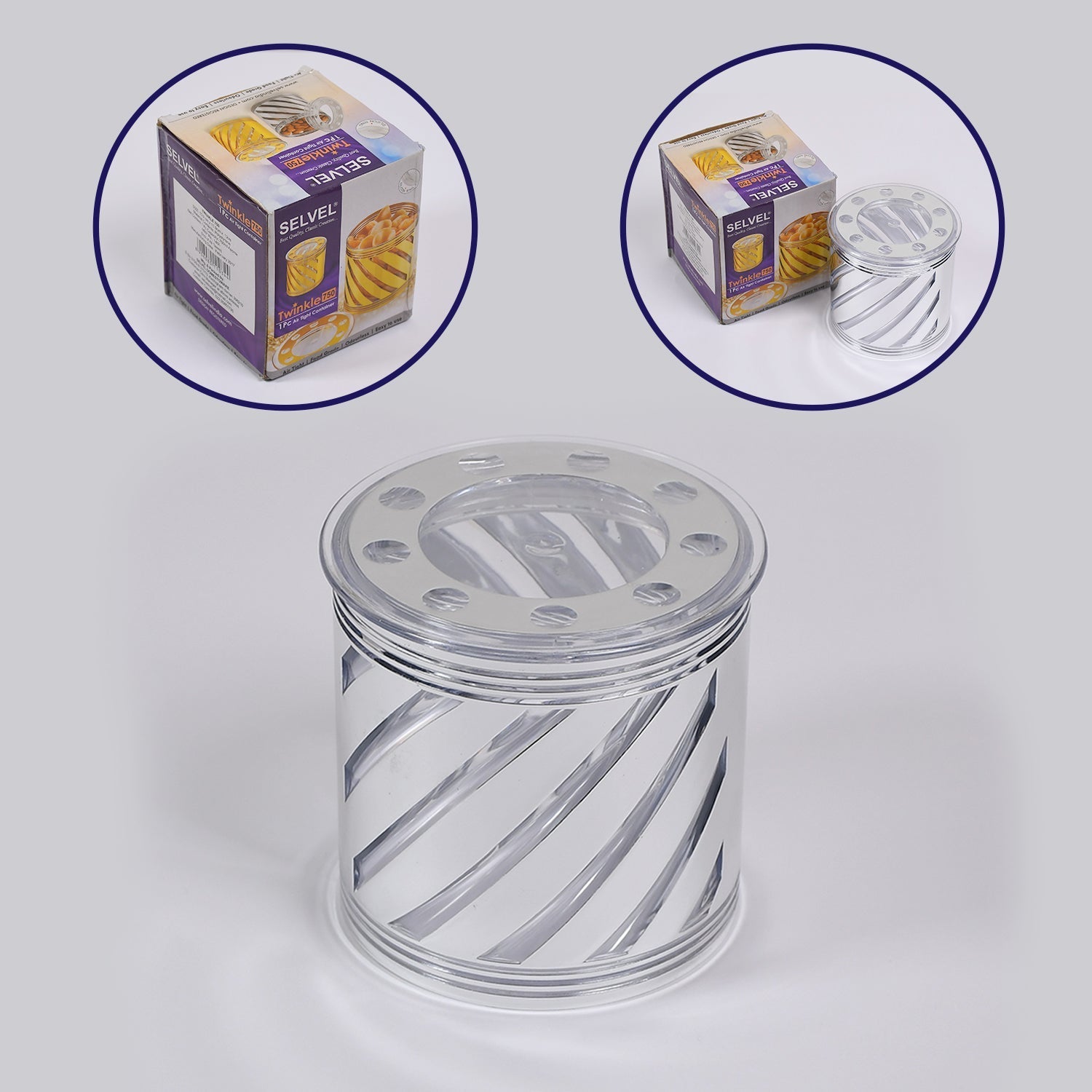 Dry Fruit Container , Storage Airtight Container For home & kitchen Use ( 750 ML ) - Springkart 