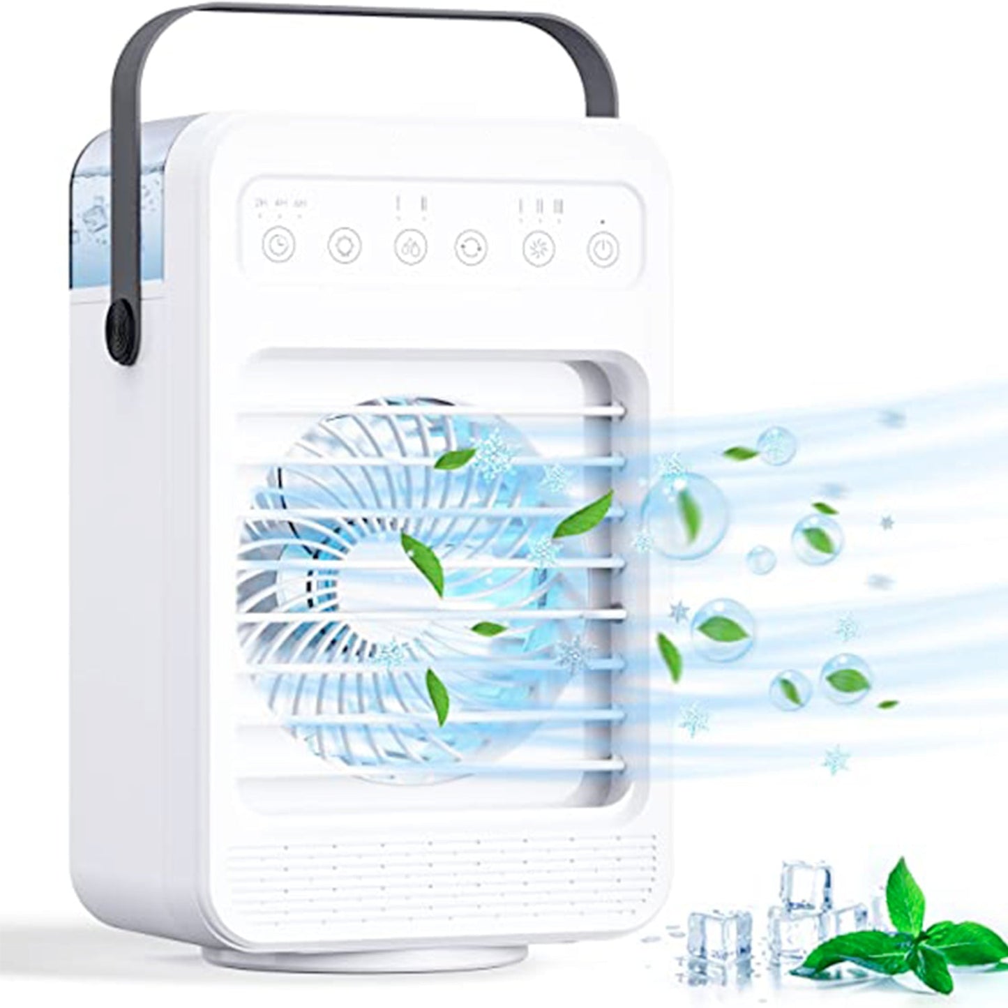 Portable Air Conditioner Fan - Personal Desk Cooling Fan (Battery Not Included) - Springkart 