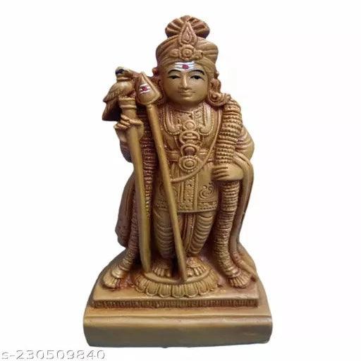 Palani Raja Murugan Statue Idol for Pooja Room,Office,Gifting and Home Decorative Figurine 15cm - Springkart 