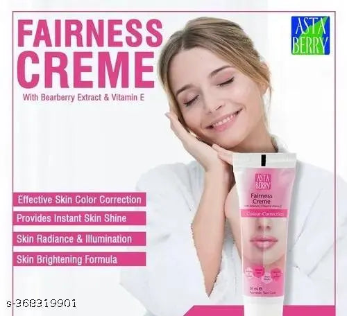 Bearberry & Vitamin E Extracts Colour Correction Fairness Creme (50ml) Pack of 3