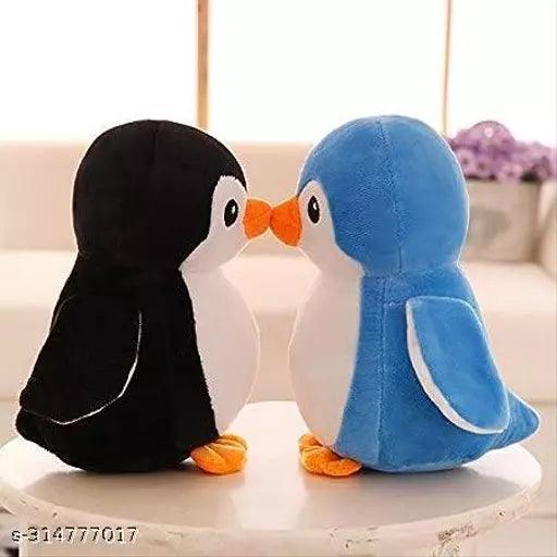 Penguin Soft Toy Combo, Black and Blue Cute Plush Kids Animal Toy (Combo) - Springkart 