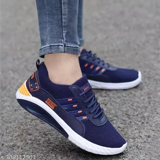 XEBOX 2008-NAVY-ORANGE Pvc Men's Sport Shoes - Springkart 