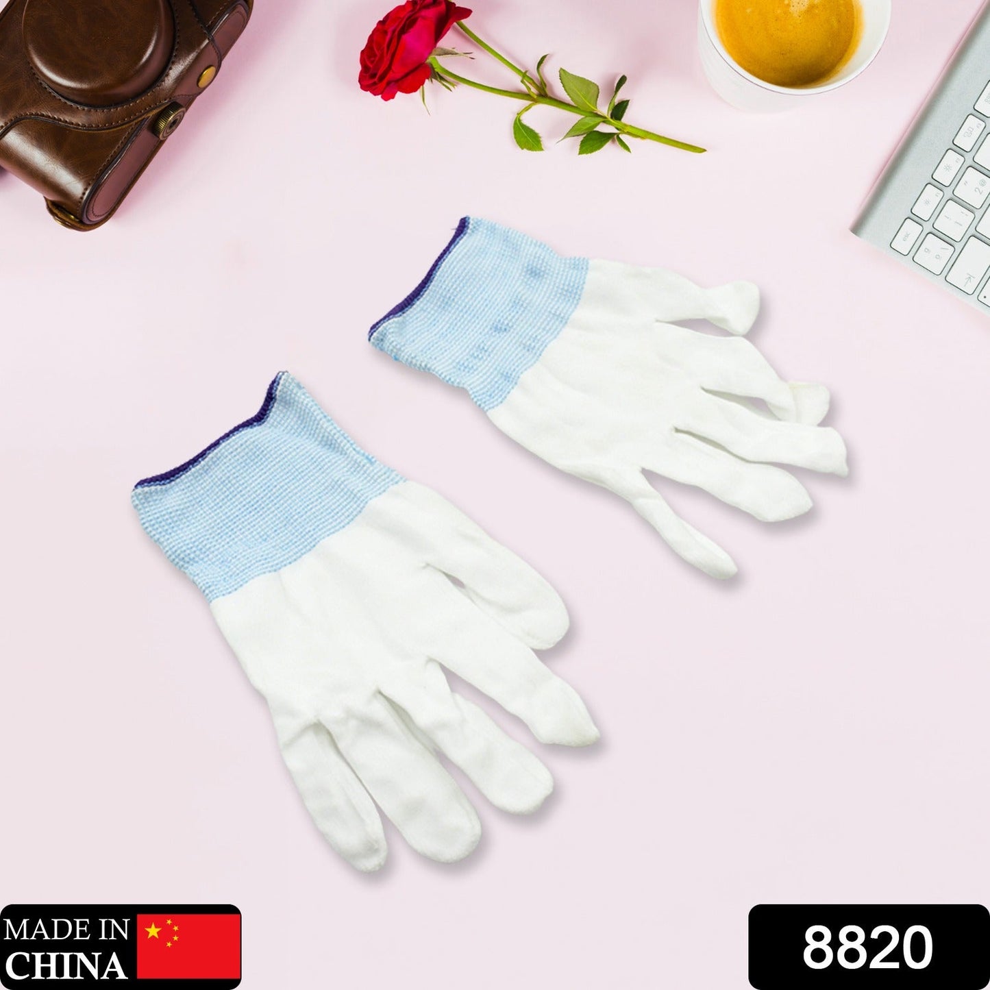 Small 1 Pair Cut Resistant Gloves Anti Cut Gloves Heat Resistant, Nylon Gloves, Kint Safety Work Gloves High Performance Protection. - Springkart 