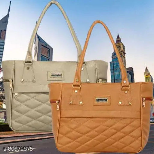 Elite Attractive Women Handbags Pack Of 2