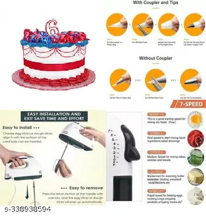 cake making materials with Free 20 Pcs Disposable Piping Bag+cake baking set combo Kitchen Tool Set , Cake Combo, Baking Tools, Cake Making Supplies, Cake Baking Supply, Cake Sets, Cake Combo Sets Icing set (Multicolor, Baking Tools, Brush, Cooking Spoon,