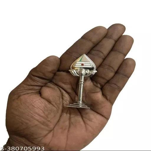 Metal Sri Murugan Vel Idol Figurine for Car Dash Board Pooja Room and Office Table Decorative Silver Colour Small Size-7cm - Springkart 