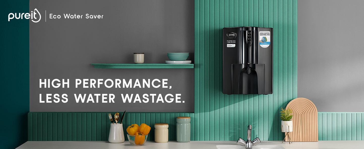 Buy Pureit Eco Water Saver RO+UV+MF+Mineral | 7-Stage | 10L | Up to 60% Saving | Suitable for Borewell, Tanker & Municipal Supply | Table Top | Wall Mountable | Black Online at Low Prices in India - Amazon.in
