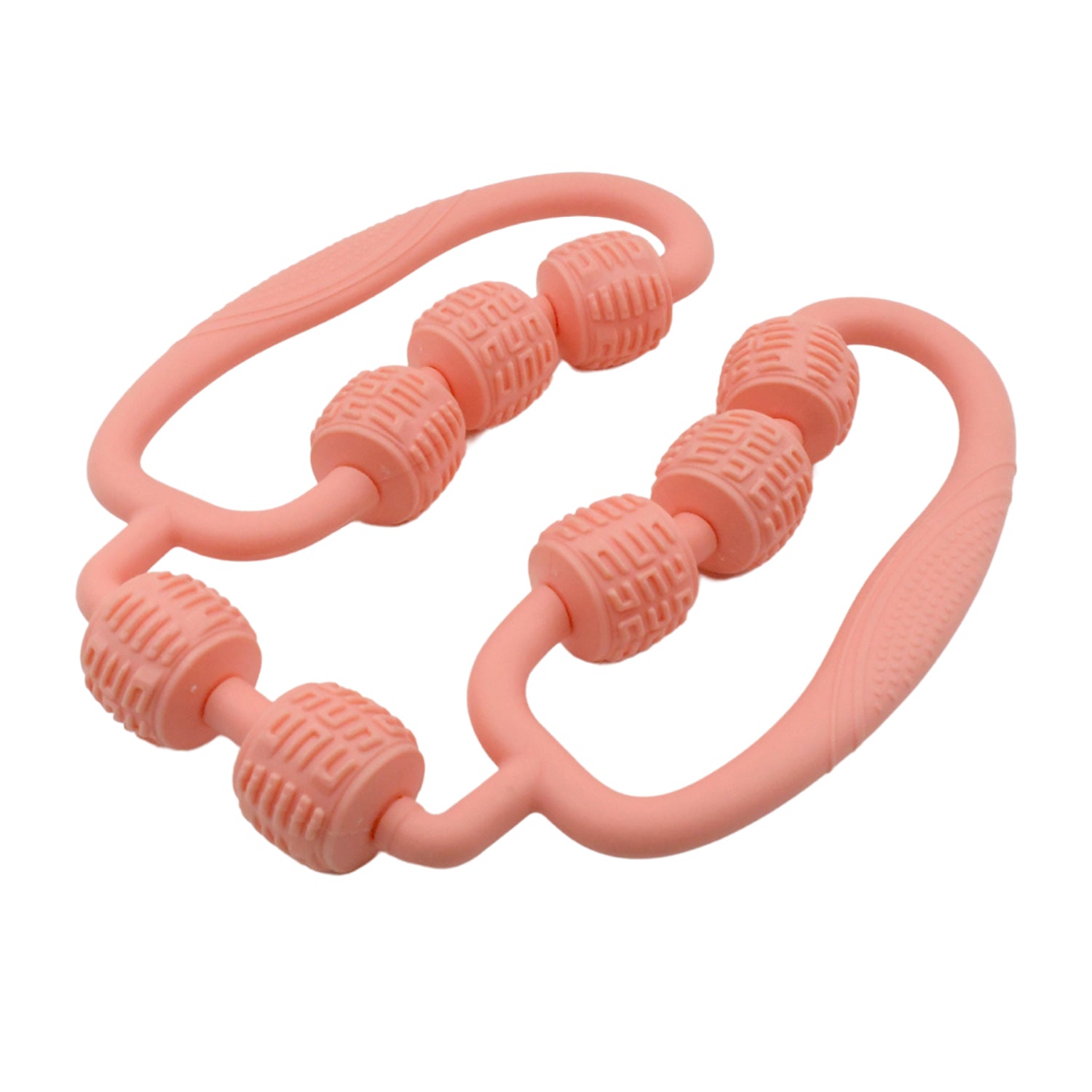 Muscle Massage Roller 8 Wheels Relieve Soreness Leg Muscle Roller Fitness Roller Muscle Relaxer Massage Roller Ring Clip All Round Massaging Uniform Force Elastic Pp Drop Shaped For Home Use (1 Pc) - Springkart 