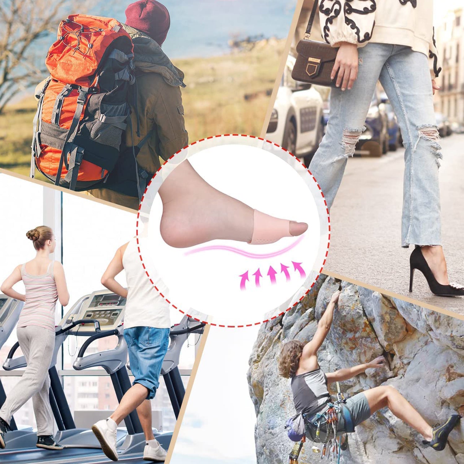 6257 Silicone Tiptoe Protector And Cover Used In Protection Of Toe For Men And Women - Springkart 