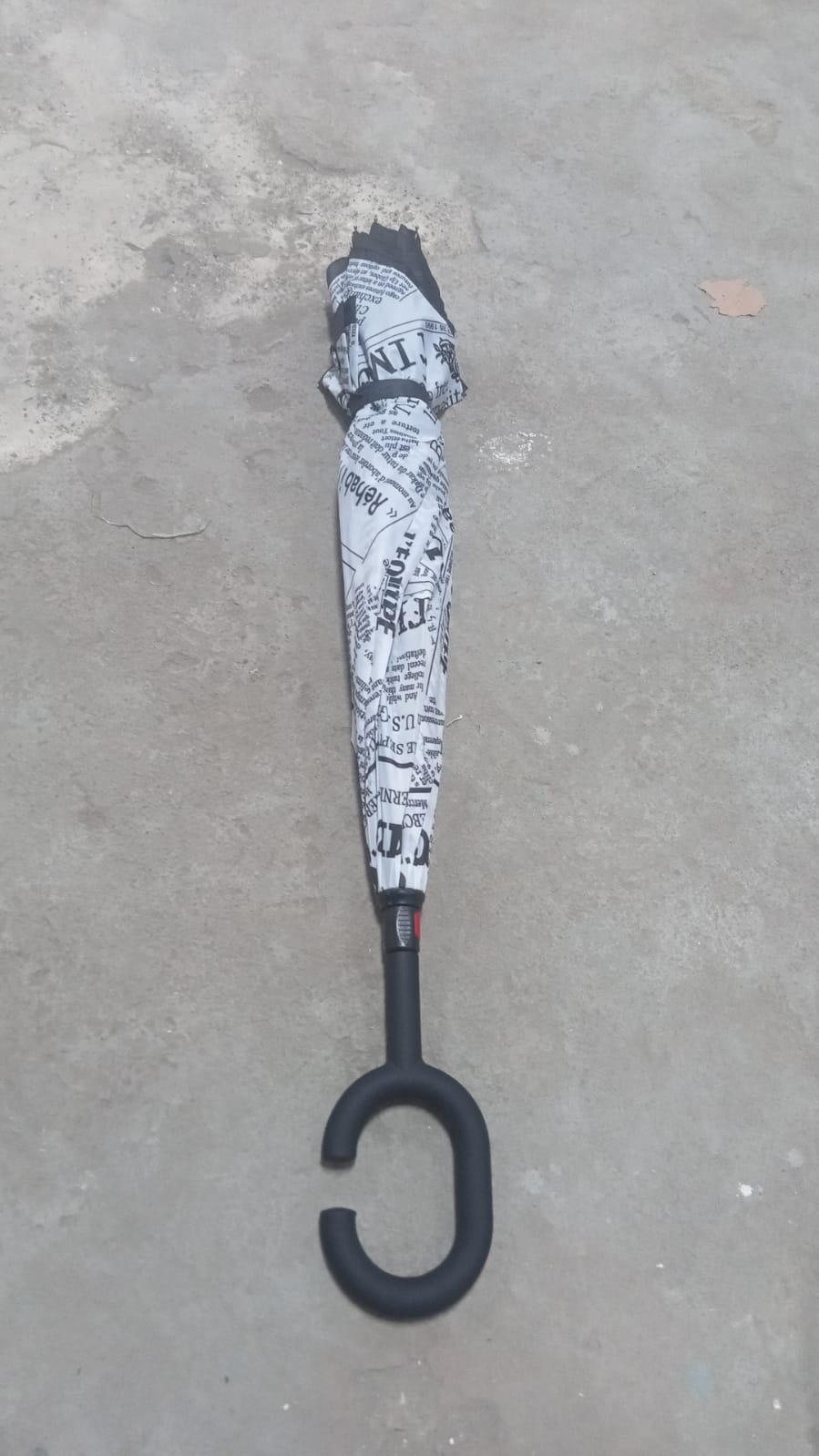 Printed Travel Windproof Umbrella (Reverse Umbrella) - Springkart 