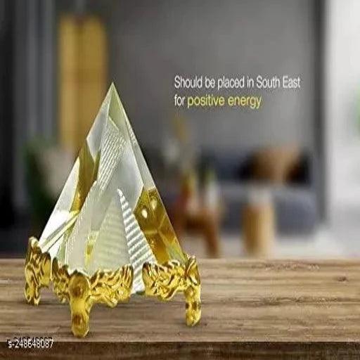 Vastu/Feng Shui Crystal Pyramid for Spreading Positive Energy and Vastu Correction. - Springkart 