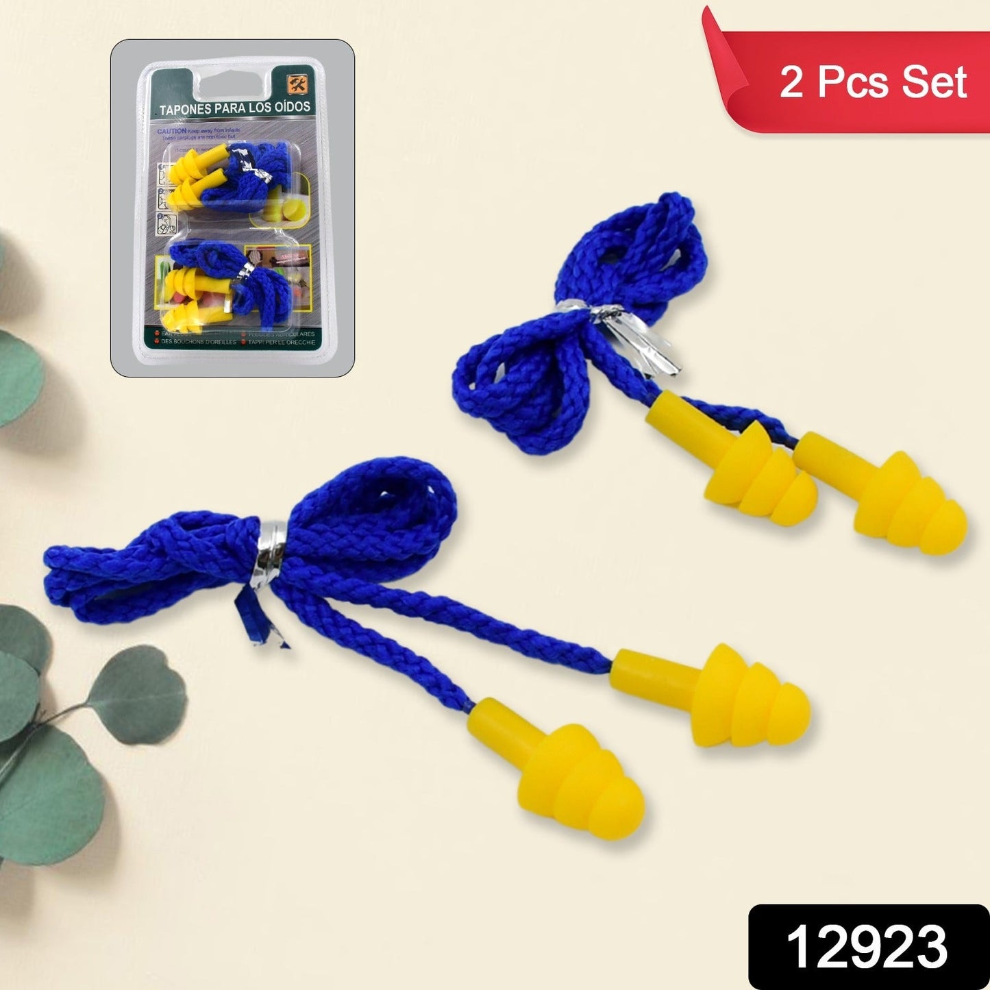 Soft Silicone Ear Plugs Hearing Protection (2 Pc Set) - Springkart 