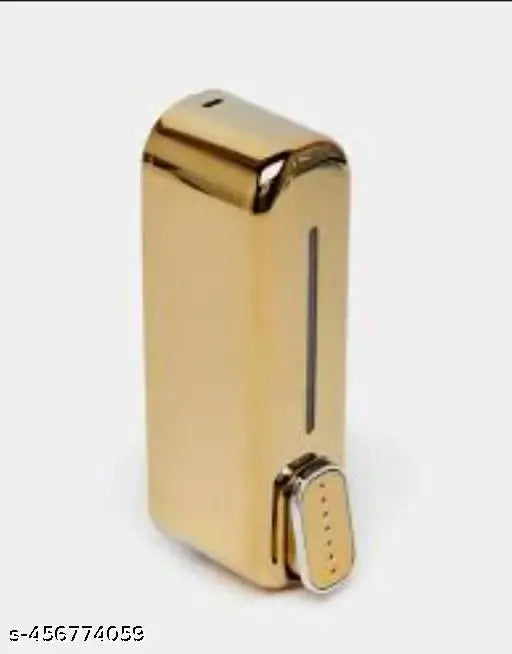 Elegance ABS Liquid Soap Dispenser for Bathroom & Kitchen -350ML, Plastic, Gold