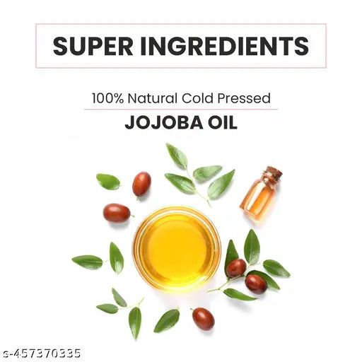Pearlix Be Natural® Jojoba Oil For Hair Growth, Moisturizing Skin & Makeup Primer, Reduces Wrinkles & Fine Lines, Strong & Shiny Hair, Strengthens Nail, Hydrates Lips 100% Pure, Natural, Cold-Pressed 200ML