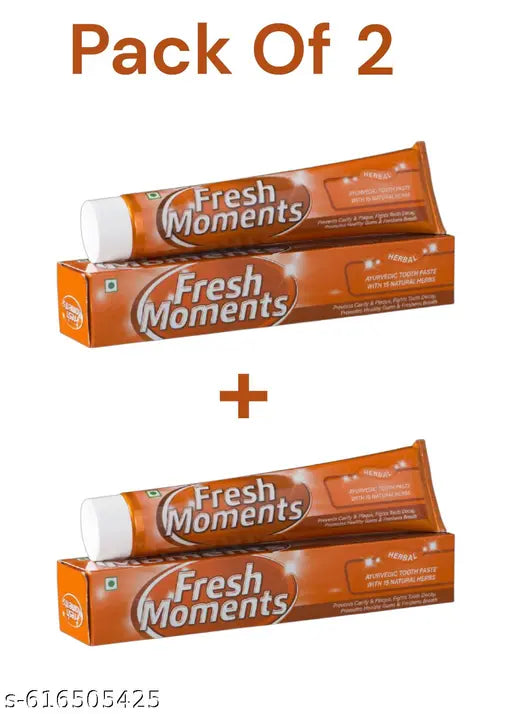 Fresh Moments Herbal Ayurvedic Toothpaste (Pack Of 2)