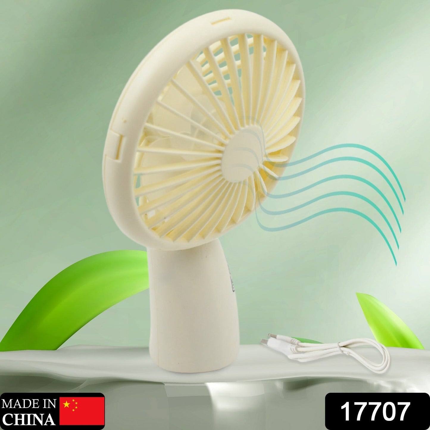 Mini Handheld Fan, Portable Rechargeable Mini Fan, Portable Easy to Carry, for Home, Office, Travel and Outdoor Use (1 Pc) - Springkart 