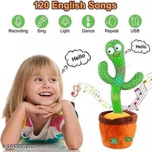 Techywynz NEW Dancing Cactus Toy, Talking BEST GIFT+Singing+Dancing+Recording+LED (Dancing Cactus) BEST GIFT - Springkart 