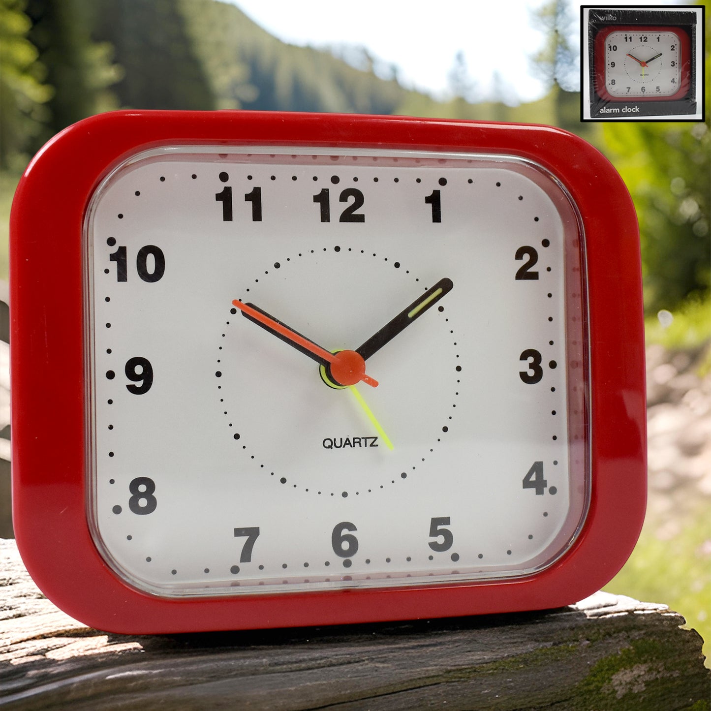 Compact Analog Alarm Clock Easy Reliable And Elegant - Springkart 