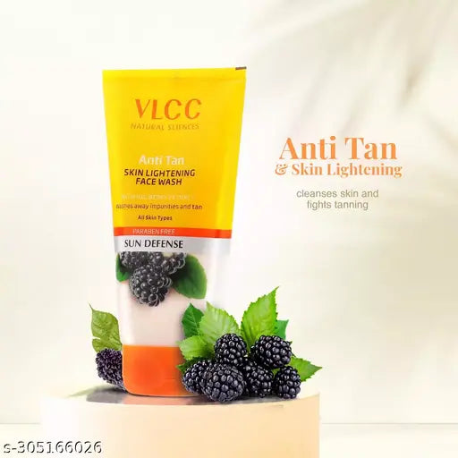 VLCC Anti Tan Skin Lightening Face Wash - 150 ml x 2 - Buy One Get One