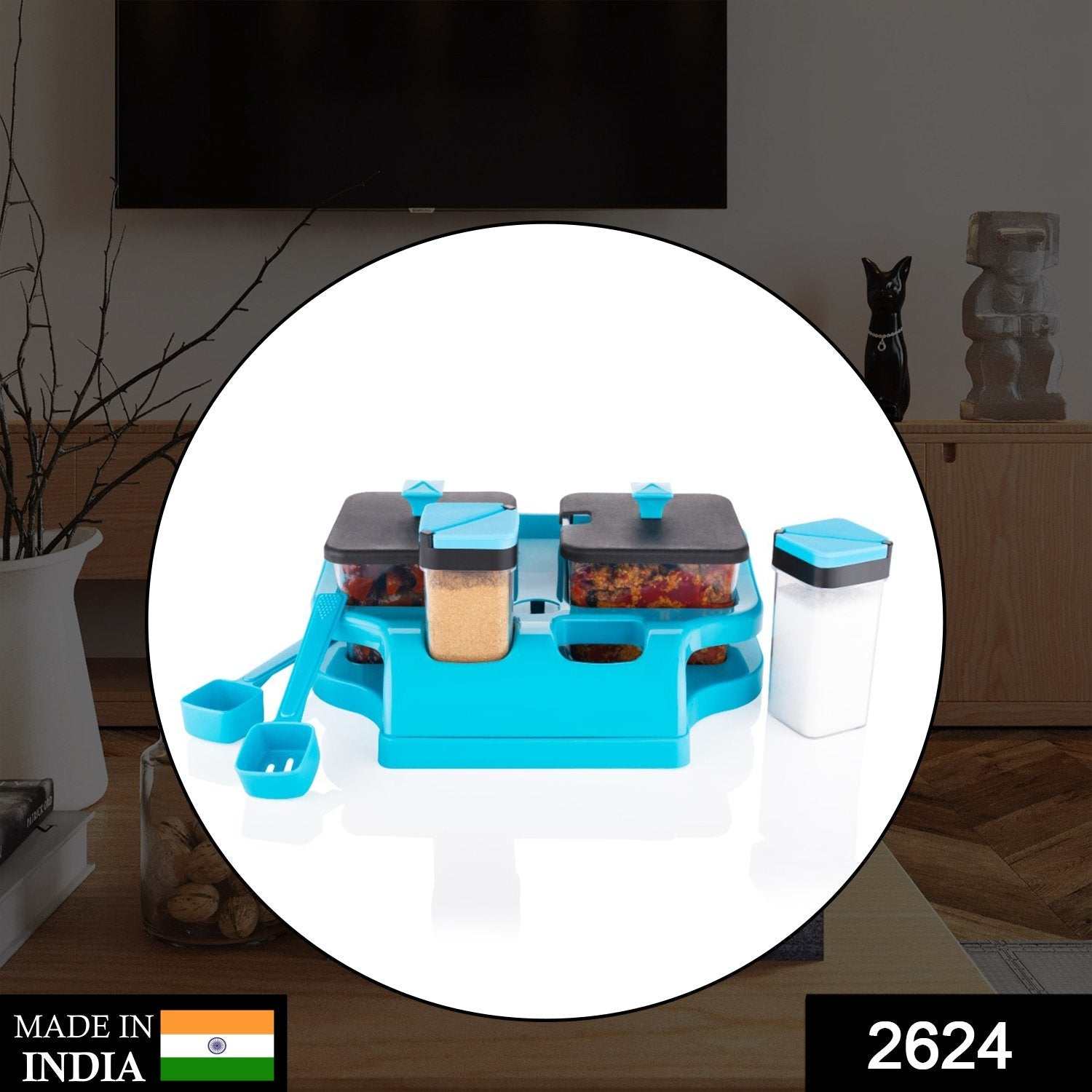 2624 Multipurpose Dining Stand Set Container - Springkart 