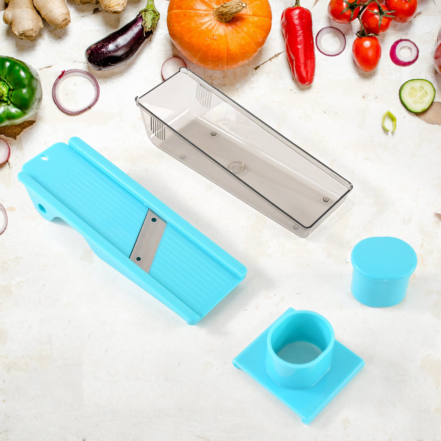 2-in-1 Multipurpose Vegetable Dry Fruit Slicer (1 Pc) - Springkart 