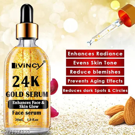 24k gold serum 24 carat gold face serum 24k Gold Face serum face Vitamin C for Skin whitening