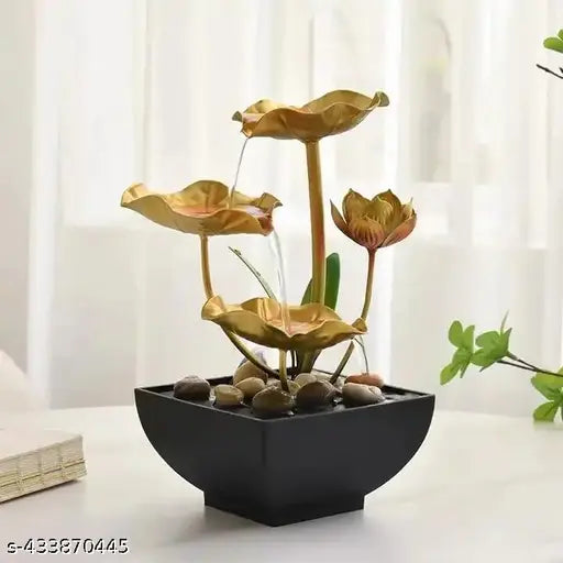 Metal Tabletop Water Fountain, Home Decor - Springkart 