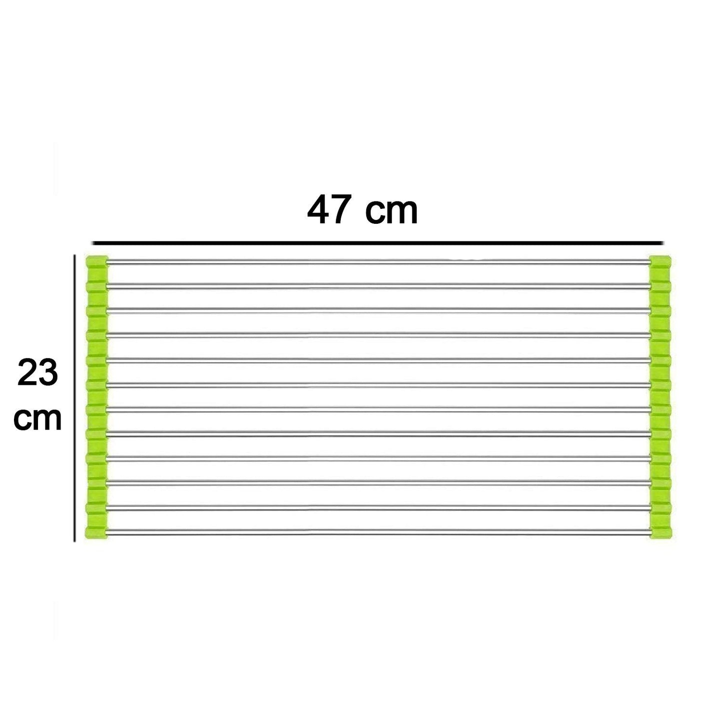 Foldable Drain Rack Kitchen Sink Roll up Dish Drying Rack Portable Dish Rack - Springkart 