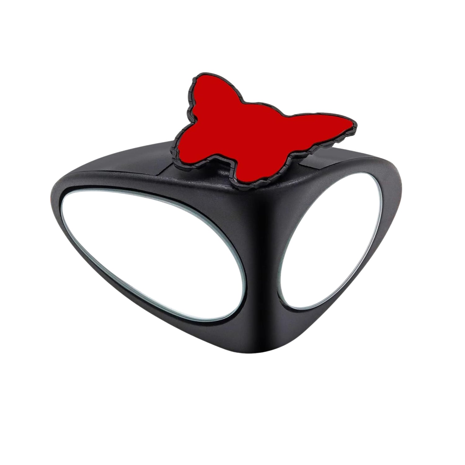 2 In 1 Car Blind Spot Mirror 360 Rotation Adjustable Hd Glass (1 Pc) - Springkart 