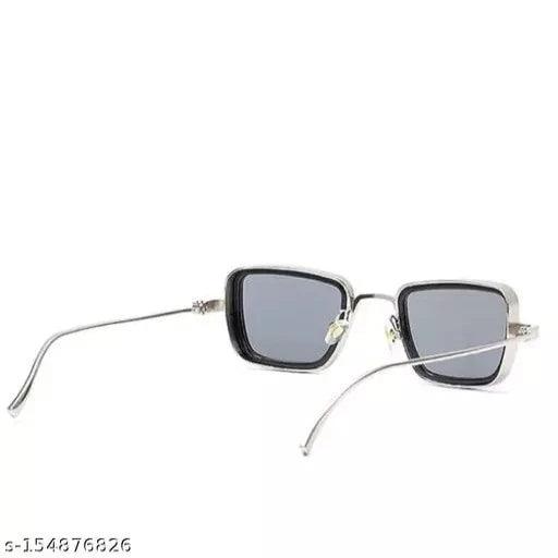 Branded metal body square inspired from kabir Singh men's sunglasses (black) - Springkart 