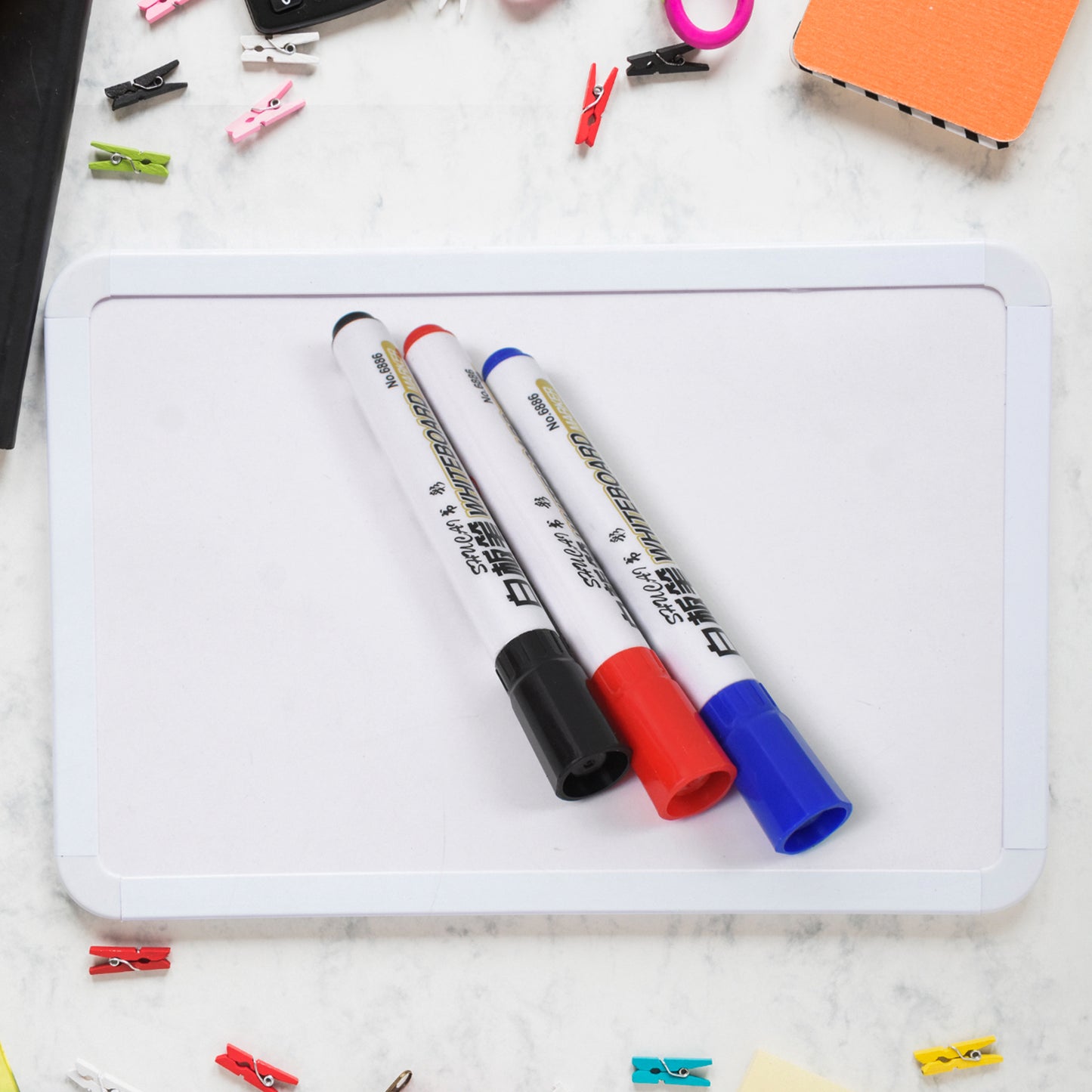 Mix Color Marker Pen Used In All Kinds Of School College (3 Pcs Set) - Springkart 