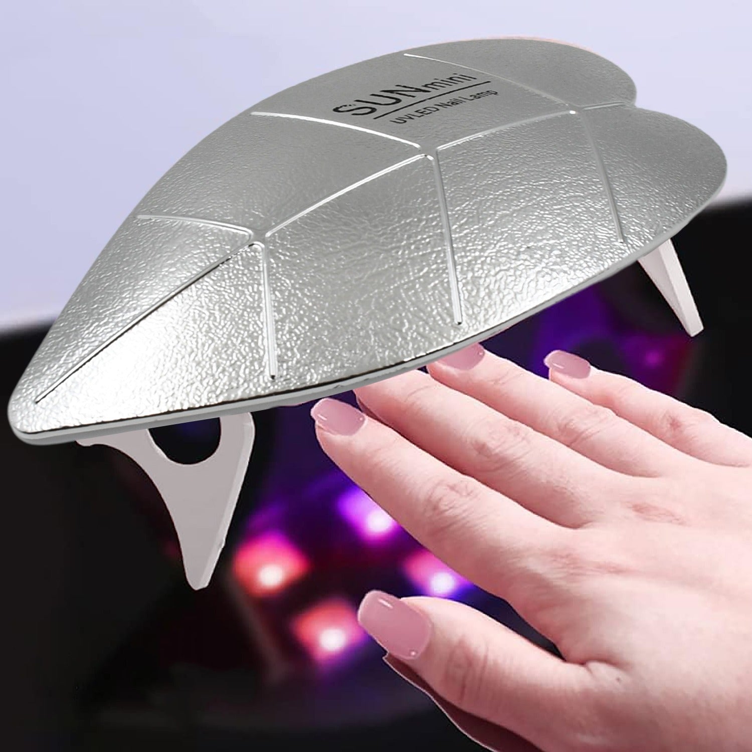 12914 Mini Nail Lamp 6w 6 Led Uv Nail Dryer With Usb Cable For Gel Nail Polish Nail Art Tools For Starters Home Diy Professionals Salon Manicure (1 Pc) - Springkart 