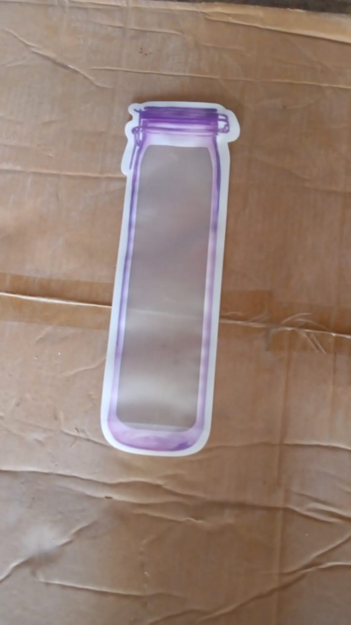 Food Storage Bag Bottles Shape Ziplock Bags Reusable (1 Pc / 500 ML) - Springkart 