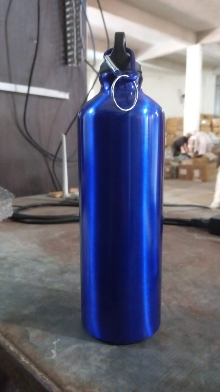 Aluminium Sports Water Bottle, 1 Pc (Capacity 500 ML Approx) - Springkart 