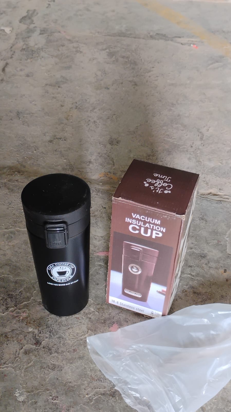 Coffee Travel Mug Insulated Coffee Cup with Leakproof Lid (380ml Approx / 1 Pc)