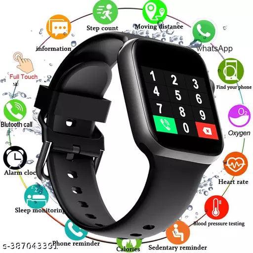 T500 Black Bluetooth Calling Watch, HD Touch 1.67 Display, 20+ Watch Faces Smartwatch - Springkart 