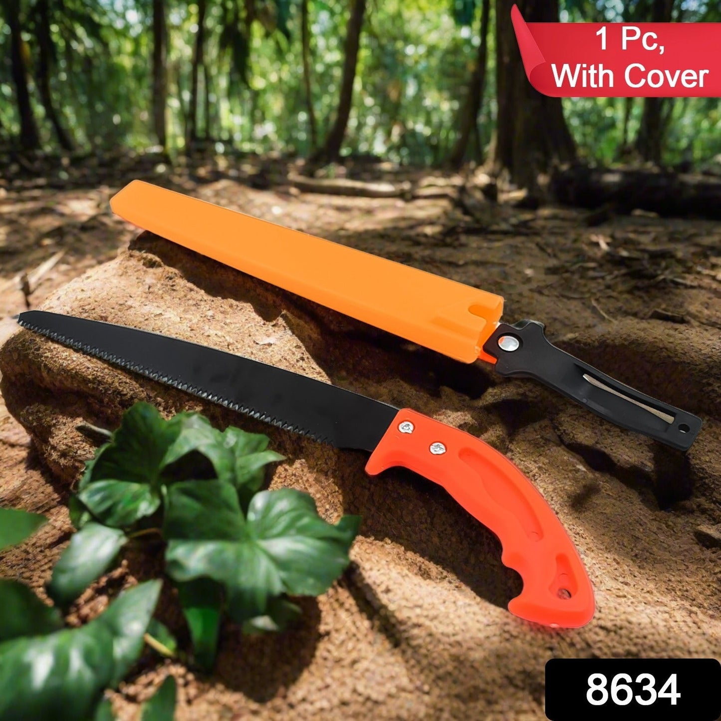 Hand Pruning Saw For Tree Branch Cutter (1 Pc With Cover) - Springkart 
