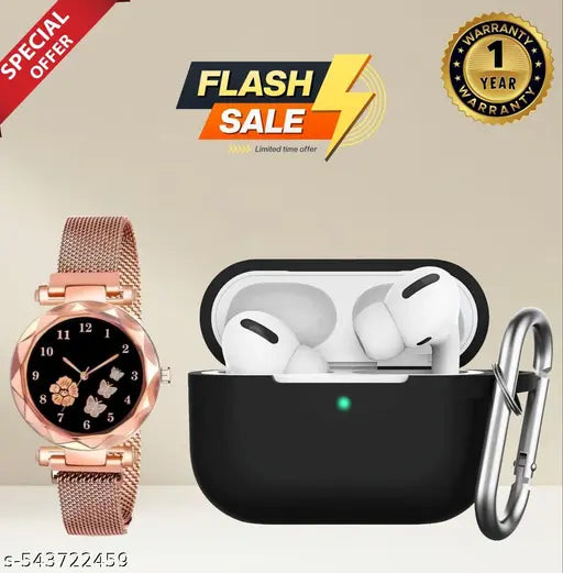 Wireless TWS Bluetooth Ear buds with Free Protective Case (black) | High-Quality Sound | Long Battery Life | Touch Control Ear buds | Comfortable Fit | Bluetooth 5.3 Ear buds | Premium Design Combo | Perfect for Music, Calls, and | Ideal for Gaming, Worko