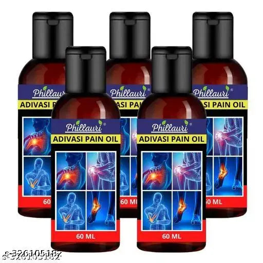 Phillauri Quik Relif Herbal oil instant pain relief (60ml) Pack 5 - Springkart 