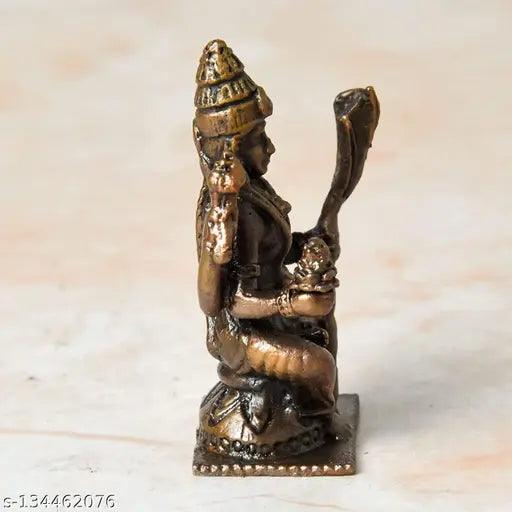 1.75 inches, Copper Handmade Rajarajeshwari Idol, 40 Grams