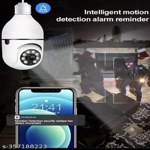 Wireless WiFi Light Bulb 360° Panoramic 1080P Home Security Camera Night Vision - Springkart 