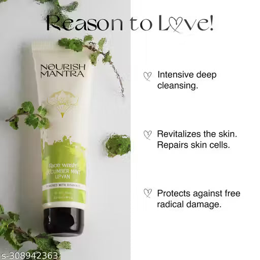 Nourish Mantra - Cucumber Mint Upvan Face Wash (100 ml)