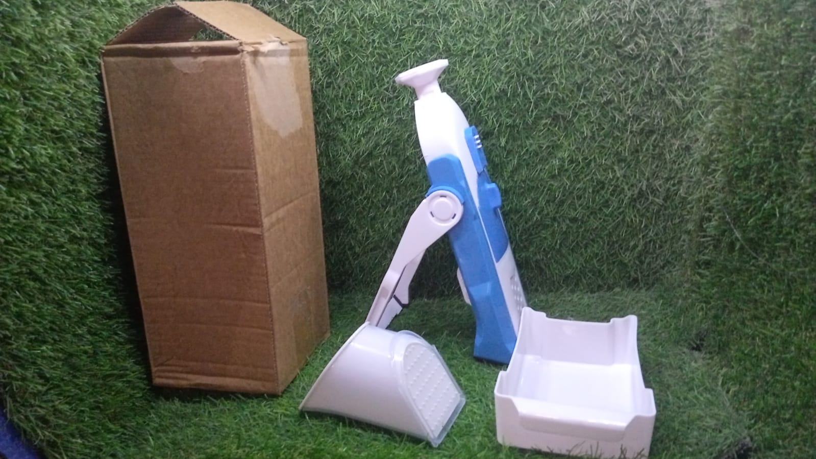 Multi-Function Time Saving Vegetable Slicer Cutter + Julienne 5-in-1 Food Vegetable Potato Chopper, Garlic Grinder - Springkart 