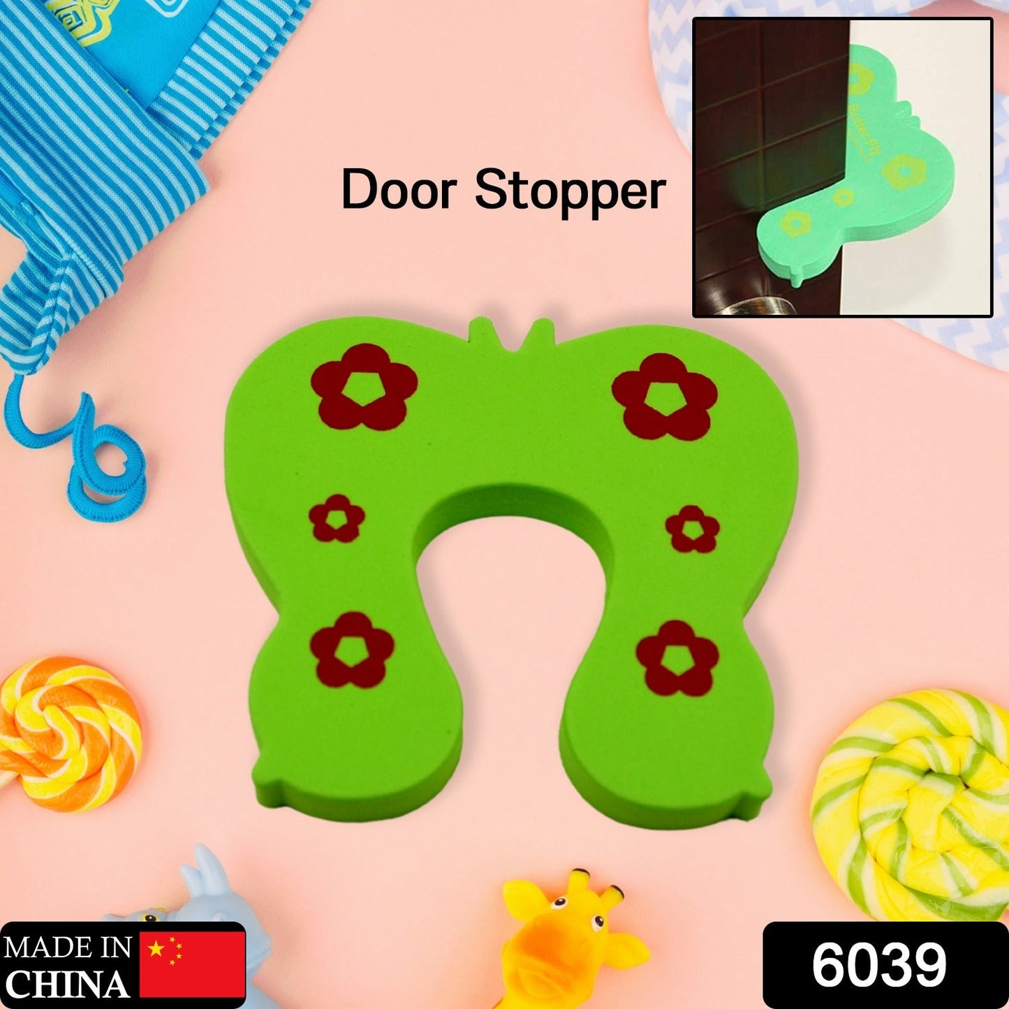 Kids Safety and Protection Finger Pich Door Guard, Baby Safety Cute Animal Security Door Stopper (1pc) - Springkart 