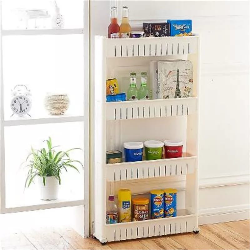 Multipurpose 4 Layer Space Saving Storage Organizer Rack Shelf - Springkart 